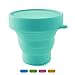 Meeeno Collapsible Silicone Cup for Sterilizing and Storing Menstrual Cup, Reusable and Foldable for Camping Hiking Travel and Outdoors