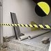 Reflective Hazard Warning Safety Stripe Tape 2'' × 20', High Intensity Reflector Conspicuity Waring Tape Ideal for Walls, Floors, Pipes and Equipment - Black/Yellow (2'' × 20', Yellow/Black)