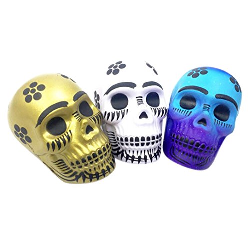 image for iLH ZYooh Jumbo Skull Squeeze Toys Squishy Cream Scented Slow Rising D