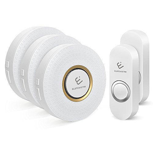 Wireless doorbell,elepowstar waterproof door chime kit …