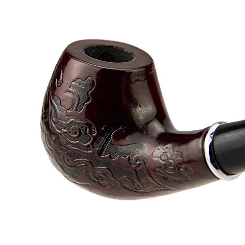 Paddsun Classic Wooden Durable Tobacco Smoking Pipe - Thumbnail 4