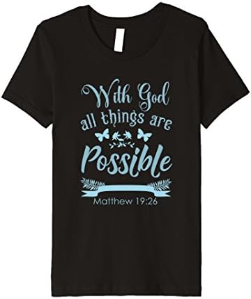 Kids With God all things are Possible Matthew 19-26 6 Black