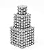 Magnetic Balls Magnet Building Cube - Fun and Educational Sculpture Toys for Kids (Ages 14 and up) - Great Fidget Toy to Keep Your Hands Busy - 216 Ball Magnets, 5mm, Silver