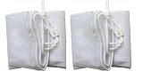 ATIE PoolSupplyTown 16" Width x 24" Length Fine Mesh Leaf Bag with Pull-N-Lock Cord for Pool Leaf Vacuum/Leaf Eater/Leaf Catcher/Leaf Gulper/Leaf Bagger/Leaf Master - (2-Pack)