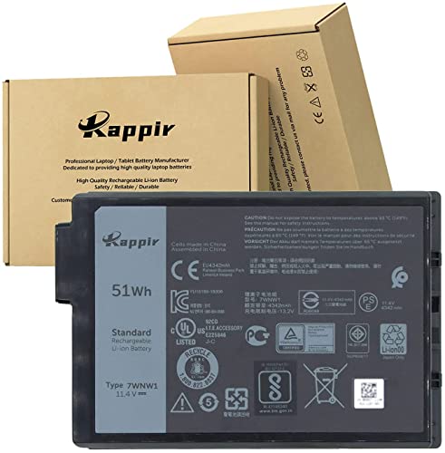 BOWEIRUI 7WNW1 Laptop Battery Replacement for Dell