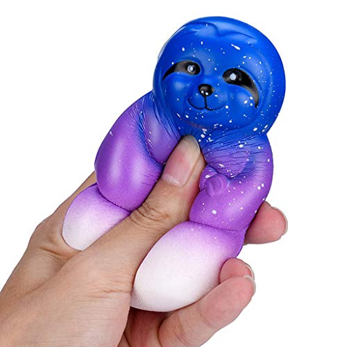 LtrottedJ Adorable Squishies Soft Sloth Slow Rising Fruit Scented Stress Relief Toys Gifts (E)