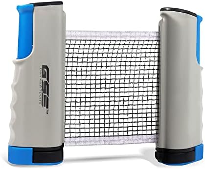 thumbnail image 2 of Blue Portable Ping Pong Net With Fixing Bracket Polyester Tennis Table Replacement Accessory 2 of 12