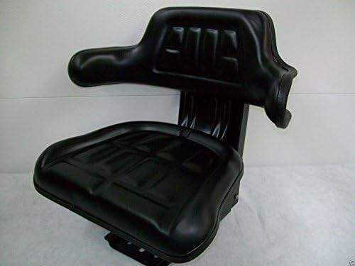 Black Waffle Style Universal Tractor Suspension Seat, Multi-Angle Base for Ford/New Holland 2000, 2610, 2910,3000,3010, 3600, 3610, 3900, 3910, 4000, 4100, 4110, 4600 (FAST &amp; FREE DELIVERY!) #IA42