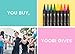 Yoobi White Unicorn Ballpoint 2-Pack Pens | Set of 2 | Fun, Trendy Writing for School, Desk, Work | Black Ink | 0.8mm Medium Tip (YOOB3192249)