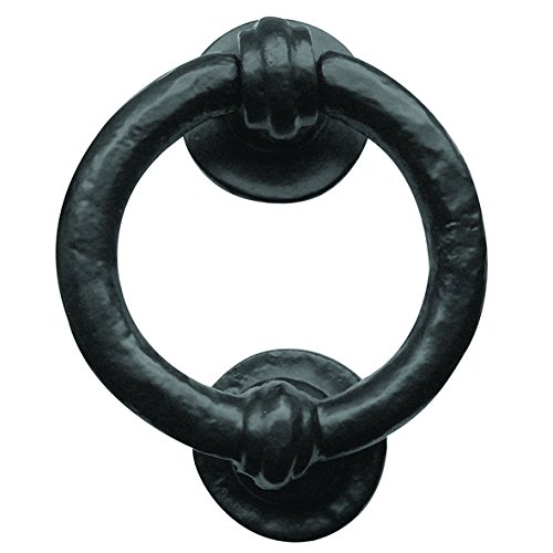 Frelan JAB7 95mm Dia. Ring Knocker, Black, 100 mm