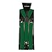 HDE Green Suspenders St Pattys Day Suspender Christmas Holiday (Green, 42 inches)