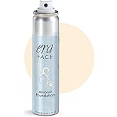 ERA Face spray makeup (Y1 Creamy Vanilla, 2.25 oz) - airbrush foundation, everyday, buildable, professional spray on cosmetics by Era Beauty