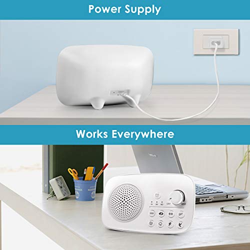 Vandora Noise Sound Machine for Sleeping-8 Soothing Ambient Sound Machines for Baby, Kids, Adults Sleep - Thumbnail 2