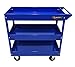 Excel TC301A-Blue 29-Inch Steel Tool Cart, Blue