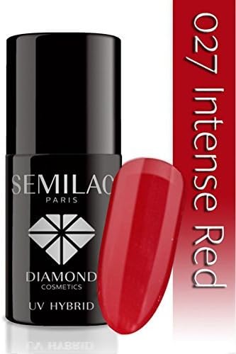 SEMILAC Intense Red 027 UV LED Gel Hybrid by Semilac Paris