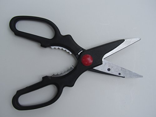 Very Sharp Multi-Purpose Scissors, Reinforced Blade Shears, Left and Right Handed for kitchen sewing garden - Thumbnail 7