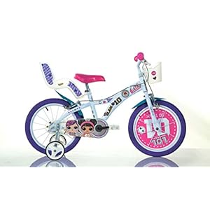 Dinobikes meisjes kinderfiets, wit, 16 inch