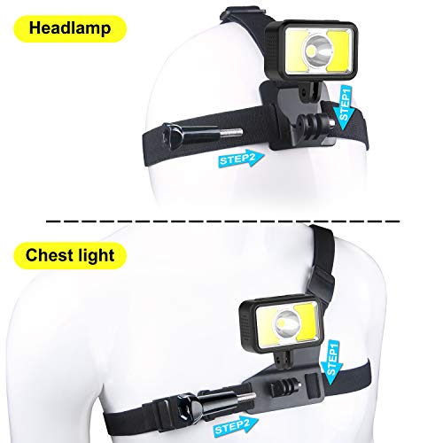 Avaspot 2020 Design!Hoofdlamp, led, 2-wegs, 7 modi, 1000 lumen, super helder, USB-oplaadbaar, koplamp, led, waterdicht… - Image 7