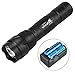 Ultrafire WF502B 1000 Lumens LED Flashlight Small Pocket Torch Black,With 2 Batteries and 1 Charger