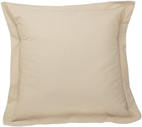 Royal Legend Linen !! Luxuary Super Soft 600 TC Solid 2 Piece Pillow Shams Cover Euro/European ( 26" X 26" + 2" Flip ) To Protact Your Pillow (Taupe)