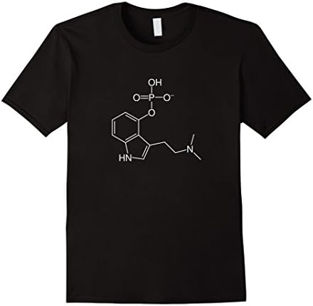 Mens Psilocybin Molecule T-Shirt XL Black