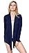 Free to Live Women's 3 Pack Light Weight Open Front Cardigans (Black, Heather Gray, Navy),X-Large