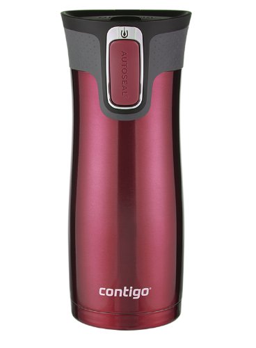 Contigo AUTOSEAL West Loop Vaccuum-Insulated Stainless Steel Travel Mug, 16  oz, Watermelon