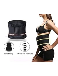 Versión actualizada para entrenamiento de cintura de cinturón de sudoración para mujeres y hombres   Cintura elástica para abdominales y cintura, cortador de entrenamiento, reloj de arena de neopreno para adelgazar el cuerpo, banda de compresión para entr