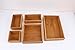 KitAidPro ™Bamboo Drawer Organizer Boxes
