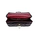 Women's Chain Quilted PU Leather Shoulder Bag (11', Black)