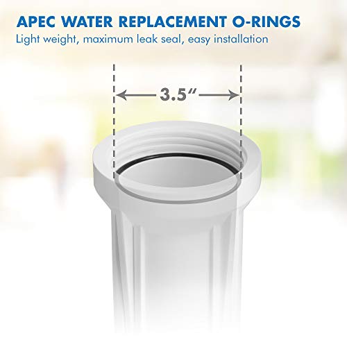 APEC Water Systems Set 3 Pcs 3.5" O.D. Replacement O-Ring for Reverse Osmosis Water Filter Housings
