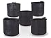 DaBenXiang 5-Pack 3 Gallon Grow Bags/Aeration Fabric Pots with Handles (3 Gallon)thumb 3
