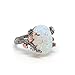 Ginger Lyne Collection Henrietta Elven Tree Branch Setting Oval Shape Simulated Fire Opal Ring