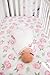 Premium Fitted Cotton Crib Sheet/Toddler Sheet Grace Floral by Copper Pearl