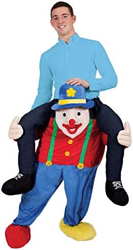 Selina Lou Clown Ride On Me Mascot Costume Carry Piggy Back Fancy Party Funny Dress Adult