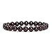 Natural A Grade Red Garnet Gemstone 8mm Ball Beads Stretch Bracelet 7