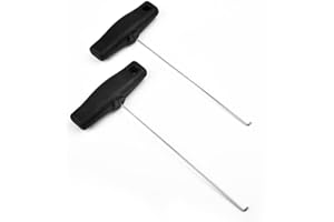 2-Pack Pull-Out Hook Tool for Mercedes-Benz Instrument Cluster Removal, Alloy Dashboard Air Vent Audio Disassembly Tool for S