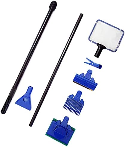 Avilmore 多機能水槽掃除ツール 長さ調整可能 水槽スクレーパー プロレイザー 苔 コケ取り クリップ ワイパー フラッター ゴミ取りネット 5in1機能 日本語取扱説明書付き Avilmore 多機能水槽掃除ツール 長さ調整可能 水槽スクレーパー プロレイザー 苔 コケ取り クリップ ワイパー フラッター ゴミ取りネット 5in1機能 日本語取扱説明書付き