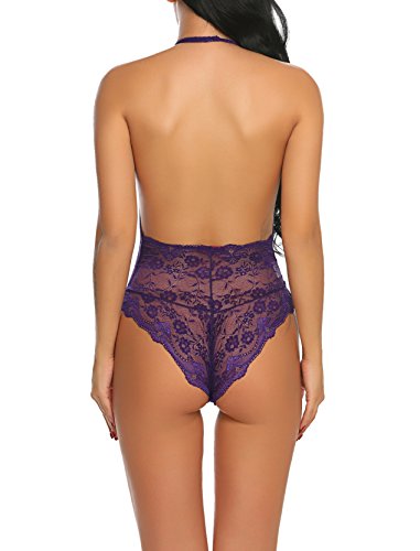 Avidlove-Damen-Spitze-Dessous-Set-One-Piece-Reizwsche-Rckenfrei-Nachtwsche