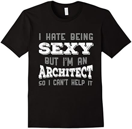 Men's Sexy Architect Tshirt Large Black