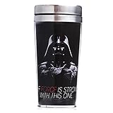 TRAVEL COFFEE MUG - TRAVEL COFFEE CUP - STAR WARS GIFTS - A PERFECT GIFT FOR STAR WARS FANS - STAINLESS STEEL TRAVEL MUG