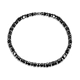 ZEALMER Shoopic Magnetic Therapy Necklace Hematite Beads Bracelet for Men Women