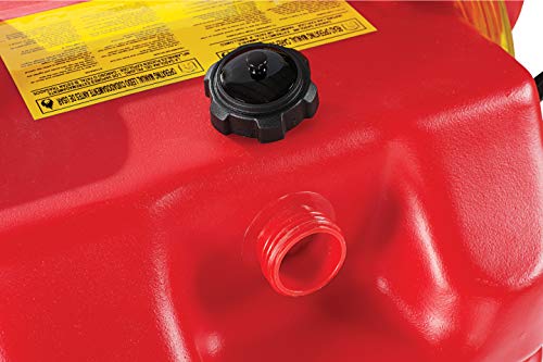 Gas & Go GG-25PFC Red 25-Gallon Rolling Gas Caddy