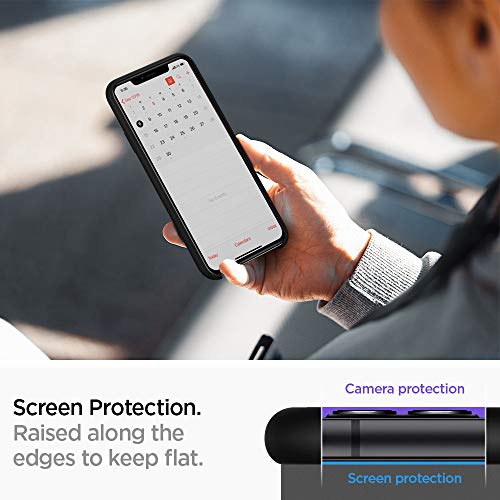 Spigen Silicone Fit Back Cover Case Designed for iPhone 11 - Black