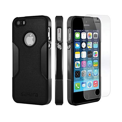 iPhone 5 Case, iPhone SE, iPhone 5s, Black SaharaCase®... en promo sur Amazon
