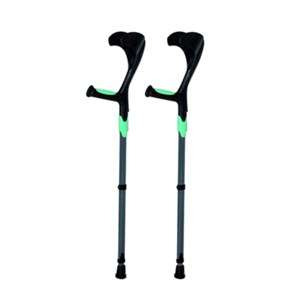 贅沢品 松葉杖 色 松葉杖 85 杖の下の松葉杖調節可能な高さ伸縮式スティック軽量歩行者滑り止め安全杖 Pangu Zc B07qytcnwd 緑 緑 21公式店舗