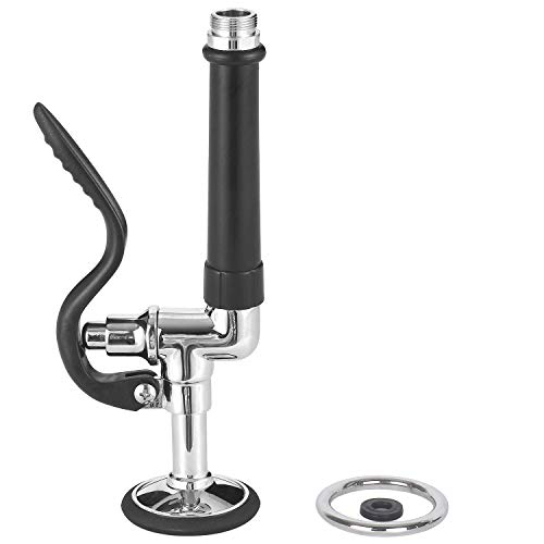 JZBRAIN Pre Rinse Sprayer Head Valve 1.42GPM for Commercial Faucet Commercial Sink Sprayer Handle Replacement Attachment Part