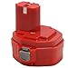 POWERAXIS 1420 14.4 Volt Battery 1434 Makita Battery Replacement for, Makita 1420, 1422, 1433, 1434, 1435, 1435F, 192699-A, 193158-3, 192600-1, (Red)
