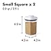 OXO Good Grips 5-Piece Airtight POP Container Set