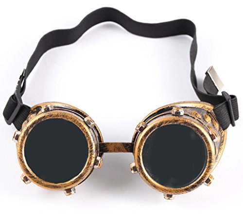 FUT Retro Welding Vintage Steampunk Goggles Glasses Cosplay Photo Eyewear Costumes Props Sunglass